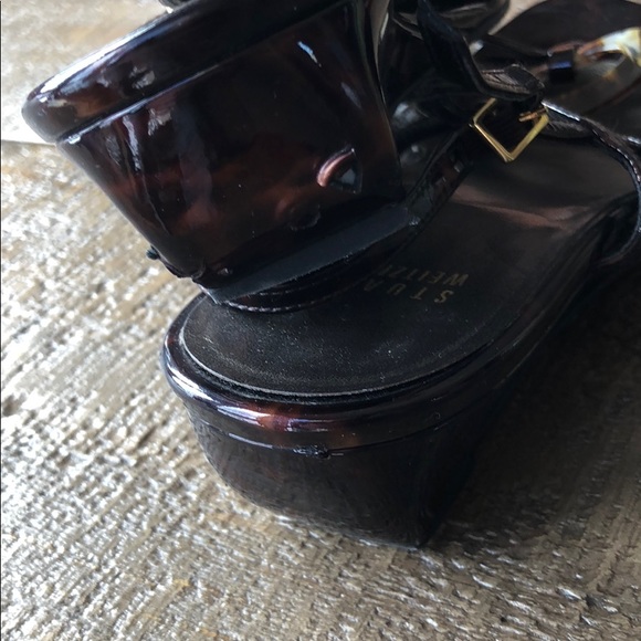 STUART WEITZMAN Turtle Shell Sandals - Picture 3 of 5